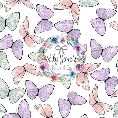 Pastel Butterflies- BOWS